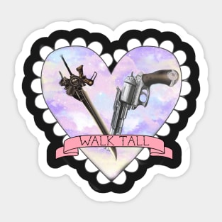 Walk tall Sticker